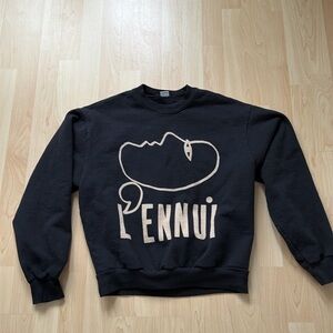 Clare V. L’ennui Oversized soft boxy sweatshirt, size XS